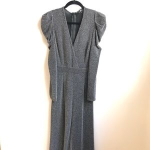 Shiny Silver Jumpsuit